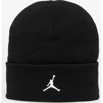 Čepice Čepice Jordan Peak Satin-Lined Beanie Black/ White Universal