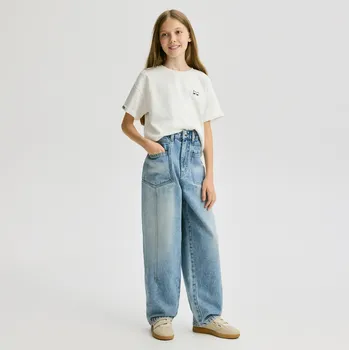 Dívčí džíny Reserved - Džíny Skater - modrá - 828FF-55J - 828FF-55J-128