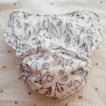 látková plena Jooppi Kapsová plena V3 vel. M Smooth - Sketchy bear