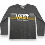 Sezon Chlapecké tričko s dlouhým rukávem VAST Barva: Šedá, Velikost: 128