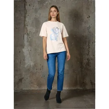 Dámské džíny Sinsay - Džíny straight se středně vysokým sedem - námořnická modrá - 912FI-59J - 912FI-59J-38