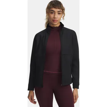 Dámská casual bunda Dámská bunda Under Armour UA Drive Pro Hybrid FZ-BLK - Dámské Under Armour černá | tmavě červená 3432201