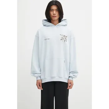 Pánská mikina Bavlněná mikina Represent Legacy Cherubs pánská, modrá barva, s kapucí, s potiskem, MLM100370, L, 50X