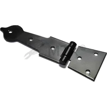 Tesařské kování MTR Závěs tvarovaný Varianta: 160x35mm černý lak