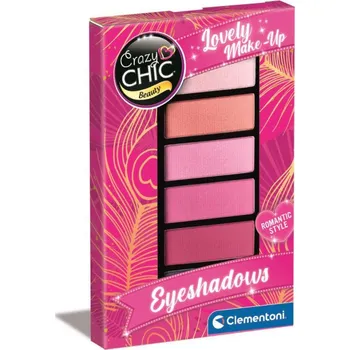 Řasenka Clementoni - CRAZY CHIC oční stíny PINK