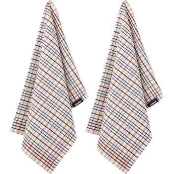 Utěrka Utěrka ORGANIC 45 x 70 cm, sada 2 ks, kostkovaná, bavlna, Humdakin