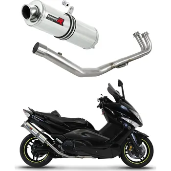 Výfuk pro motocykl Laděný výfuk Dominator Yamaha T-MAX 500 2008 - 2011 Kompletní systém Výfukové potrubí ST + dB killer medium