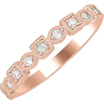 Prsten Jemný eternity prsten s lab-grown diamanty Sanel