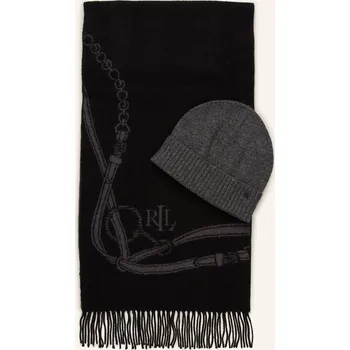 Lauren Ralph Lauren Dámská Sada: Čepice A Šála, tmavě šedá /...