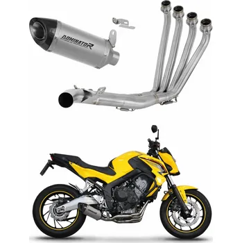 Výfuk pro motocykl Laděný výfuk Dominator Honda CBR 650 F 2014 - 2018 Kompletní výfukový systém Sběrač HP8 titanový tlumič + dB killer