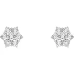 Elegantní diamantové náušnice Svetlana