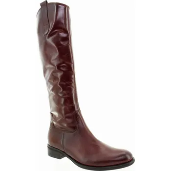 Dámské kozačky GABOR Dámské hnědé kožené kozačky 71.648.28-S-265 Velikost 37,5