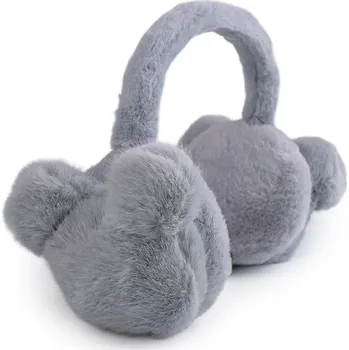 Kojenecká čepice Stoklasa Kožešinové klapky na uši Šedá