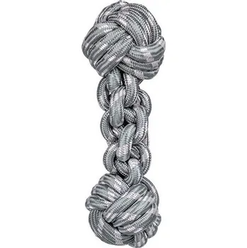 Hračka pro psa Huhubamboo Hr. HUHU Pretahovadlo dovjity uzel sede