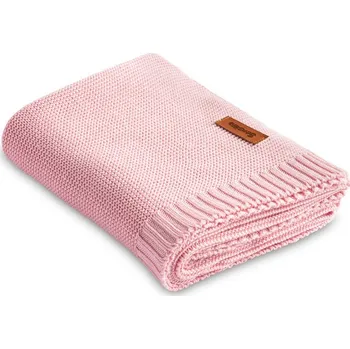 Dětská deka SENSILLO BAMBUSOVÁ A BAVLNĚNÁ DEKA 80X100 CM RŮŽOVÁ