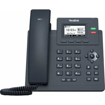 Zabezpečení domácnosti Yealink SIP-T31 IP telefon, 2x SIP, CZ/SK displej, 2x 10/100, Optima HD Voice, 2 programovatelné tlačítka