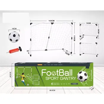 Fotbalová branka Fotbalová branka 2v1 pro děti s míčem a pumpičkou