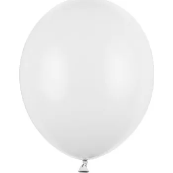 Balónek Balónek latexový pastelový bílý 27 cm 1 ks