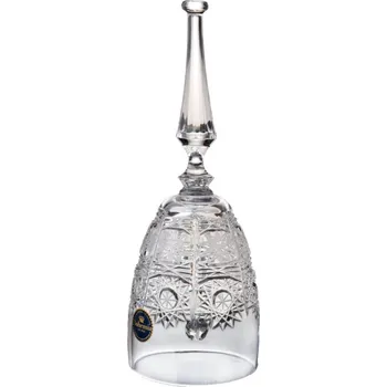 Křišťálový broušený zvonek, Royal Crystal, 15,5 cm