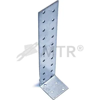 Tesařské kování MTR Úhelník kotevní UK4, zesílený Varianta: 300x50x65x5mm galv. Zn