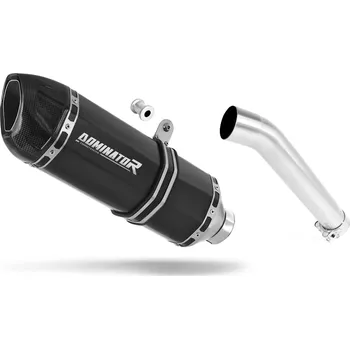 Výfuk pro motocykl Laděný výfuk Dominator Yamaha YZF 600 R Thundercat 1996 - 2006 výfuk HP1 BLACK + tlumič výfuku dB killer