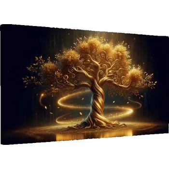 Obraz Dovido Obraz zlatý strom života v záři