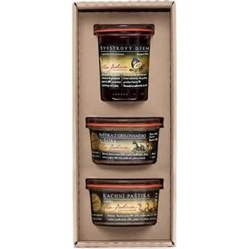Venkovské trio - švestkový džem, paštika z grilov