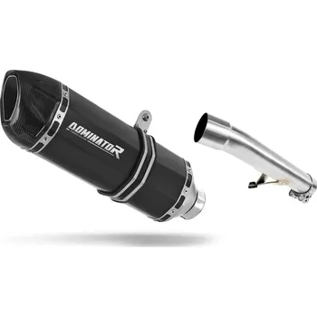 Výfuk pro motocykl Laděný výfuk Dominator Honda CBF 600 2008 - 2013 výfuk HP1 BLACK + tlumič výfuku dB killer