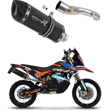 Výfuk pro motocykl Laděný výfuk Dominator KTM 890 Adventure 2021 - 2023 tlumič výfuku HP1 BLACK + dB killer medium