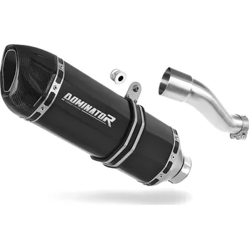 Výfuk pro motocykl Laděný výfuk Dominator Honda CB 500 X 2017 - 2019 výfuk HP1 BLACK tlumič + dB killer medium