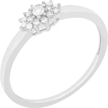 Prsten Elegantní diamantový prsten Neelam