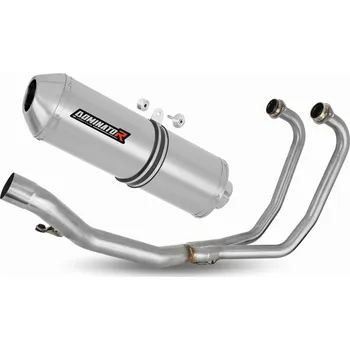 Výfuk pro motocykl Laděný výfuk Dominator Suzuki GS 500E 1989 - 2009 Kompletní výfukový systém Collector OVR + tlumič výfuku dB killer