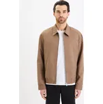 Celio Lehká bunda Gumarlon - Pánské Celio hnědá 2794494