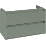 Villeroy & Boch Skyla - Skříňka pod umyvadlo 972x439 mm, 2 zásuvky, Soft Green C79900AF