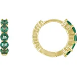 Jemné náušnice se smaragdy Patton