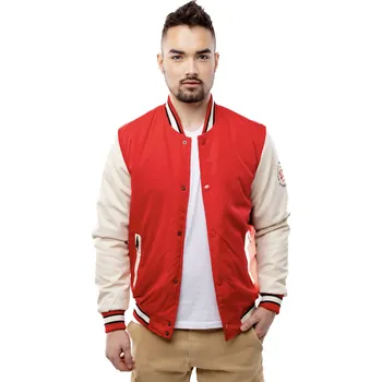 Pánská větrovka Pánská bunda Glano Glano krémová | tmavě červená | červená 2241073