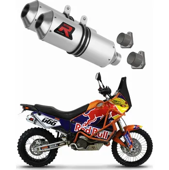 Výfuk pro motocykl Laděný výfuk Dominator KTM 950 Adventure výfuk MX tlumič + dB killer medium