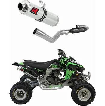 Výfuk pro motocykl Laděný výfuk Dominator Kawasaki KFX 450 2008 - 2014 Kompletní systém Výfukové potrubí GP1 tlumič výfuku + dB killer medium