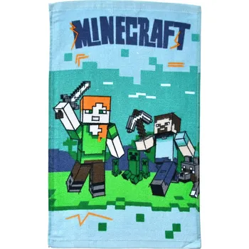 Carbotex Dětský ručník 30 x 50 cm, Minecraft vzhůru do boje