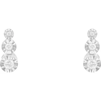 Šperk Minimalistické náušnice s diamanty Bahman