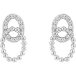 Proplétané náušnice s diamanty Helene