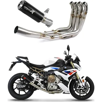 Výfuk pro motocykl Laděný výfuk Dominator BMW S1000R 2021 - 2023 Kompletní systém Výfukové potrubí GP BLACK + dB killer medium