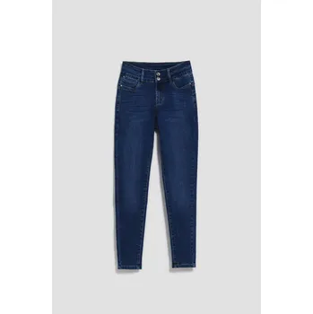 Dámské džíny DÁMSKÉ DŽÍNY L-JE-4023 D.Modrý Marisse černá | modrá 2179123