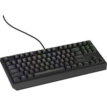 Genesis herní klávesnice THOR 230/TKL/RGB/Outemu Brown/Drátová USB/US layout/Černá
