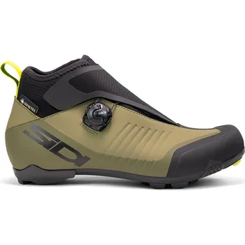 Pánské cyklistické tretry Zimní tretry SIDI Hiemx Black/Green Olive - 39