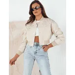 Dámská koženová bunda PRIDA Barva béžová DSTREET DStreet krémová 2698167