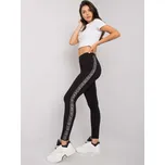 Leggings-LA-LG-T-45.78P-black-silver RUE PARIS černá 3292802