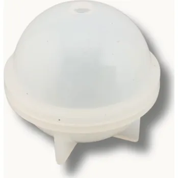 silikonová forma na výrobu koule - dvoudílná průměr 40 mm
