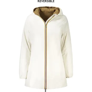 Oboustranná bílá dámská bunda K-WAY K-Way bílá | kaki 3367527