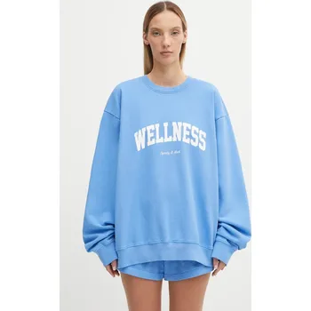 Dámská mikina Bavlněná mikina Sporty & Rich Wellness Ivy, XS, modrá, 50X